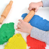 Wooden pins shown with dough