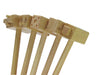 5 wooden hammers for clay