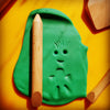 markings made with tool in dough