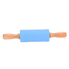 blue silicone rolling pin
