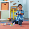 boy with playfoam on floor