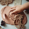 child's hand with cutters