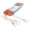 clay shown with wire modelling tools