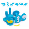 pale blue stampers with sea life designs