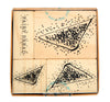4 wooden fairy bread stampers