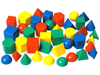 40 plastic shapes