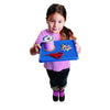 girl holding tray