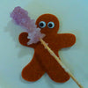 Felt Gingerbread Man with Sugar