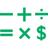 - + / = x $ shapes