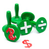 Set of math symbol stampers