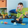 boy with playfoam on floor