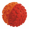 red and orange balls mixed