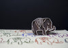Elephant design on a Rosewood stamp