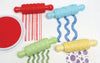 Rolling pins for ink and paint and dough