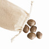 shells and cotton bag