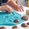 shells in playdough