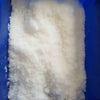 Blue sensory bin full of artificial snow