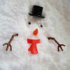 Snowman parts placed on top of snow