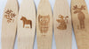close up of designs