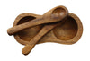 2 spoons on top of a dish