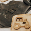 tractor shown with dough