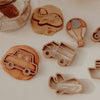 cutters with dough