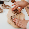 child using cutters