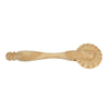 wooden pastry wheel