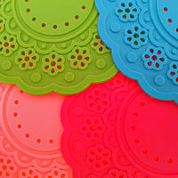 coasters shown in 4 colours