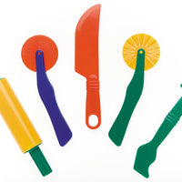 5 basic playdough tools - Accessories for dough and clay