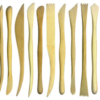 12 Boxwood Clay Tools - Accessories for dough and clay