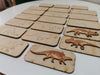 collection of dino stamps