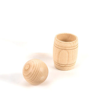 wooden ball and barrel