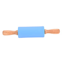 blue silicone rolling pin