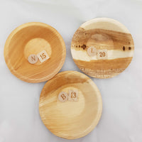 3 bowls showing colour variations