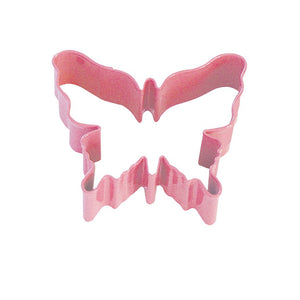 pink metal butterfly cookie cutter