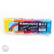 Set of coloured clay