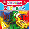 Plasticine branded number and letter playdough cutters