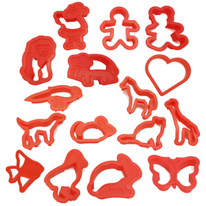 16 different cookie cutters