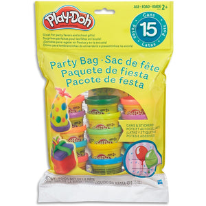 bag with tubs of Play-Doh