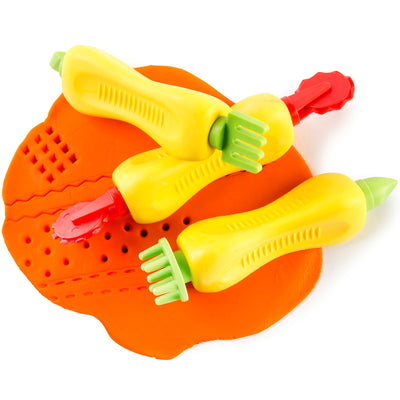 Easy-grip double ended playdough tools