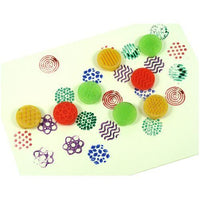 Finger stampers with ink or paint