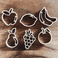 6 fruit-shaped eco cutters