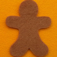 1 felt gingerbread man