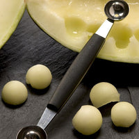 melon baller shown with melon