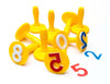 set of number stampers for play dough