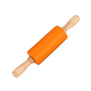 orange silicone rolling pin
