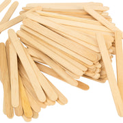 Plain wooden craft sticks