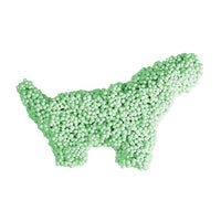 green dinosaur made of playfoam