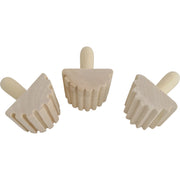 patterns on wooden rocker dough tools